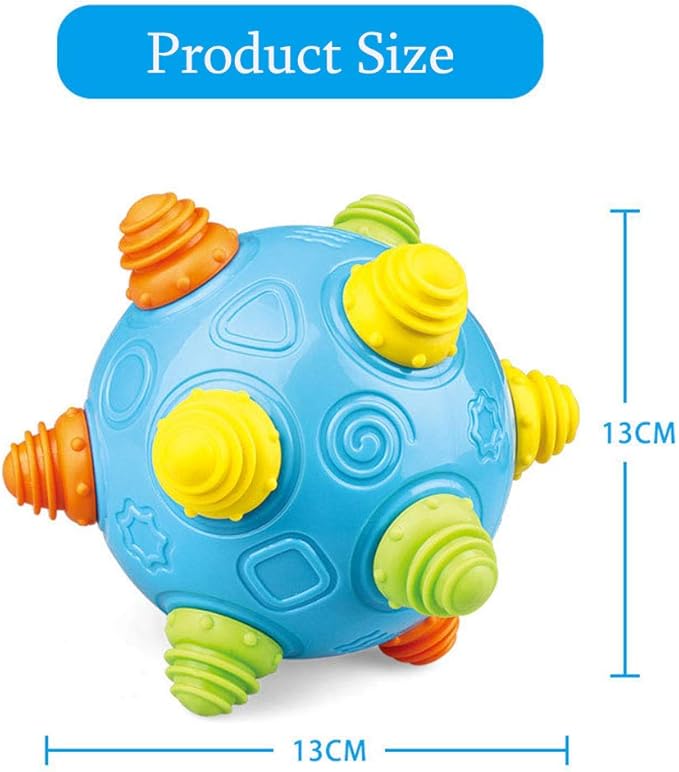 Toddler's Music Dancing Shake Ball - Move, Crawl, Bounce, Sensory Learning for Kids and Babies, Fun Gift for Both Boys and Girls