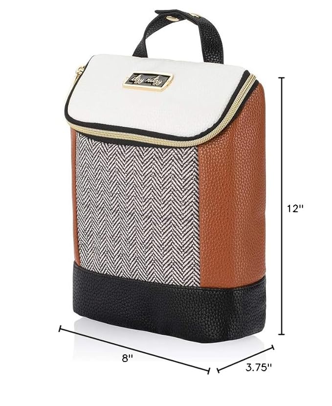 Itzy Ritzy Insulated Bottle Bag – Keeps Bottles Warm or Cool - Holds 3 Bottles & Features Interior Pocket For Ice Pack (Not Included), Coffee and Cream