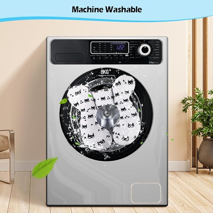 KAKIBLIN Baby Travel Pillow for Head and Neck, Upgraded Baby Support Pillow, Baby Neck Pillows for Car Seat,Pushchair,Travel, Grey