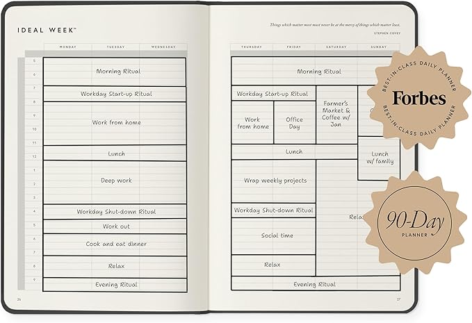 Full Focus Latte Linen Planner by Michael Hyatt - The #1 Daily Planner to Set Annual Goals, Increase Focus, Eliminate Overwhelm, and Achieve Your Biggest Goals - Hardcover
