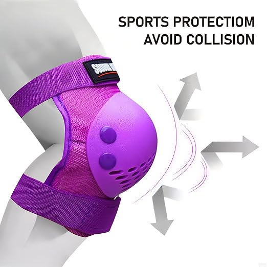 Youth/Kids Knee Pads Elbow Pads Wrist Guards Protective Gear Set for 3-15 Years Child Roller Skates, Skateboard, Cycling, Inline Skating, BMX Bike, Balance Bike, Scooter Riding and Other Outdoor Sports