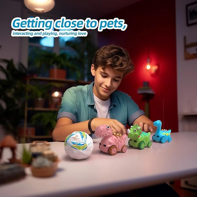 Interactive Musical Walking Following Dinosaur Toy, Rechargeable Sensory Music Development Toy, Fun Moving Toy for Kids Age 3,4,5 and Up