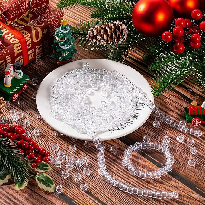 6500Pcs Pony Beads for Bracelets Making, Multi-Colored Rainbow Plastic Hair Large Beads for Hair Braids, 27 Colors Kandi Friendship Bracelet Bead Jewelry Making Kits for Craft