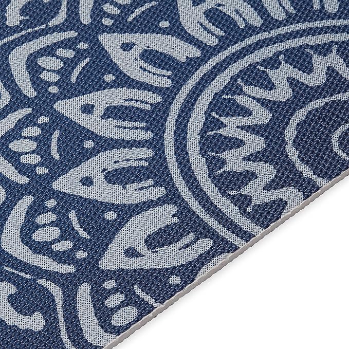 Gaiam Yoga Mat - Premium 6mm Print Extra Thick Non Slip Exercise & Fitness Mat for All Types of Yoga, Pilates & Floor Workouts (68"L x 24"W x 6mm Thick)