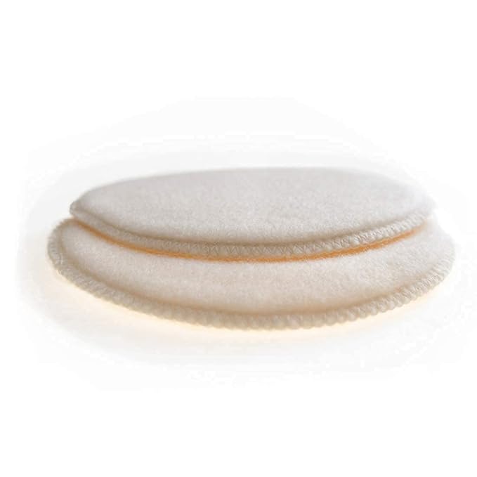 Merino Wool Nursing Pads, Style Softline, Regular Thickness, Size 3.5 in. Diameter
