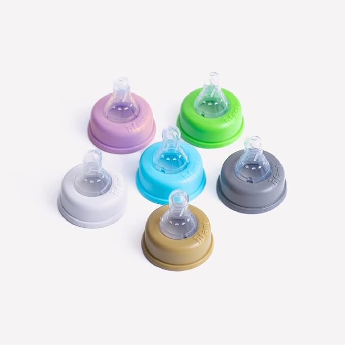 nfant | Extra Slow Flow Nipple, Gold (3ml/min), 4-Pack