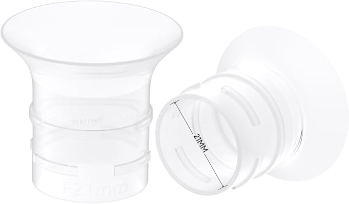 eufy Original 21mm Sizing Inserts (2-Pack) for Wearable Breast Pump S1/S1 Pro/E10/E20, Silicone Sizing Inserts, Easy to Install and Use, Comfortable and Precise Fit for Better Suction