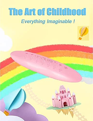 YPLUS Peanut Crayons for Kids, 24 Pastel Colors Washable Toddler Crayons, Non-Toxic Baby Crayons for ages 2-4, 1-3, 4-8, Coloring Art Supplies