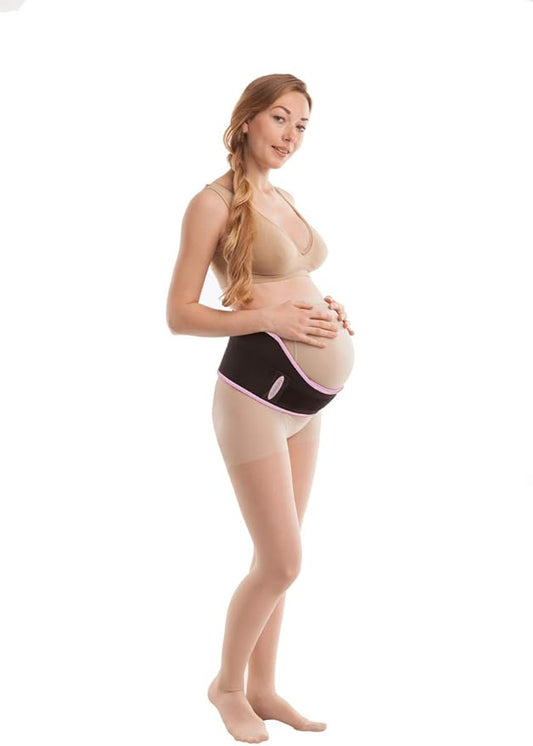Gabrialla Made in USA Pregnancy Belly Band, Soft & Breathable Maternity Belly Band – Pregnancy Belt for Back, Pelvic & Waist