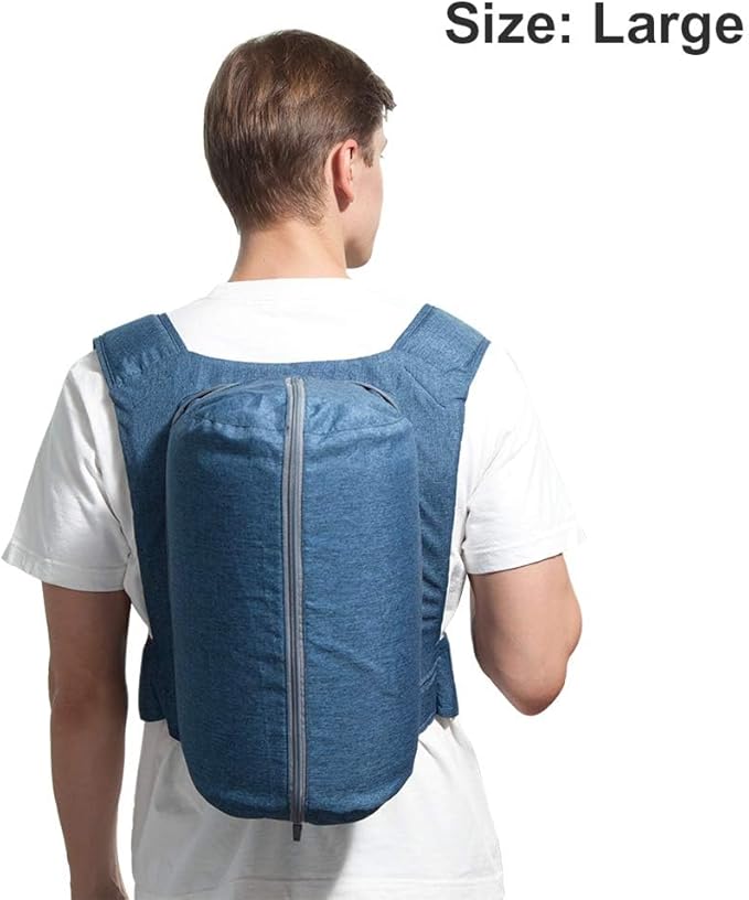 WoodyKnows Side-Sleeping Backpack, Sleep Position Trainer, alleviates snoring Caused by Throat Issues (Large 1 Pack)