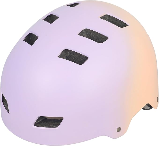 Bike Skateboard Helmet, Adjustable and Multi-Sport for Skate Scooter, 3 Sizes for Adult Youth Kids Toddler