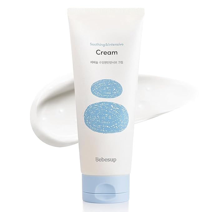 BEBESUP- 베베숲 100-Hour Moisture Barrier Baby Cream | Korean Skincare for Sensitive & Atopic Skin Ceramide Capsule Organic Rice-Infused Hypoallergenic Dermatologist Approved 6.76 fl oz