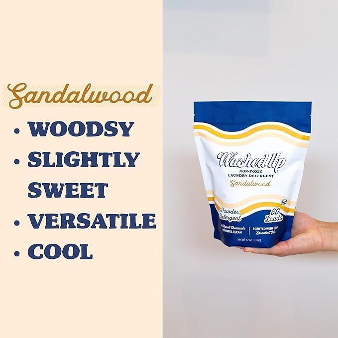Laundry Detergent Powder | Safe for Sensitive Groups | Powerful Clean | Plant & Mineral-Based | Made in USA