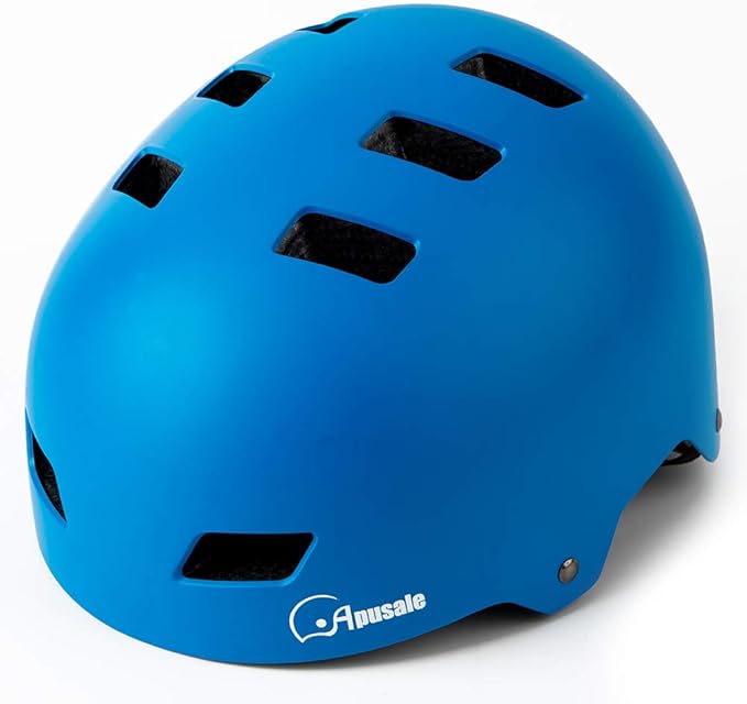 Bike Skateboard Helmet, Adjustable and Multi-Sport for Skate Scooter, 3 Sizes for Adult Youth Kids Toddler