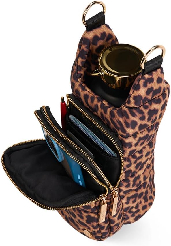 WanderFull® Original HydroBag® Collection, Water Bottle Holder w/Strap & Phone Pocket, Hands-Free Crossbody Water Bottle Bag