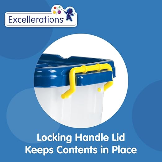 Excellerations Construction Toys, STEM Building Toys, Blocks, 3-3/4 inches L x 3/4 inches W x 3-3/4 inches H, Builders, Connection Toys, Ages 18 Months and up, Preschool