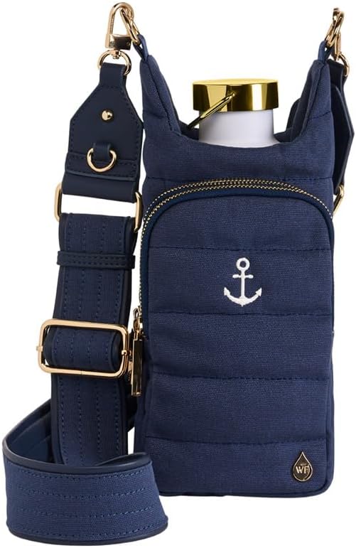 WanderFull® Original HydroBag® Collection, Water Bottle Holder w/Strap & Phone Pocket, Hands-Free Crossbody Water Bottle Bag