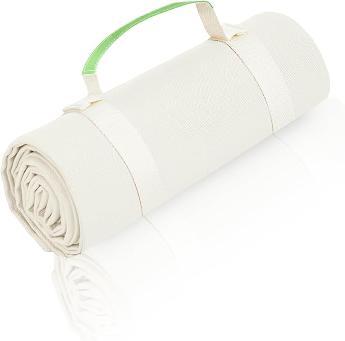 4’9” x 3’3” Compact Minimalist Water Resistant Canvas Mat,Kids/Single Use,Lightweight for Outdoor,Picnic,Beach