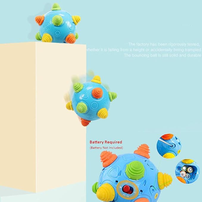 Toddler's Music Dancing Shake Ball - Move, Crawl, Bounce, Sensory Learning for Kids and Babies, Fun Gift for Both Boys and Girls