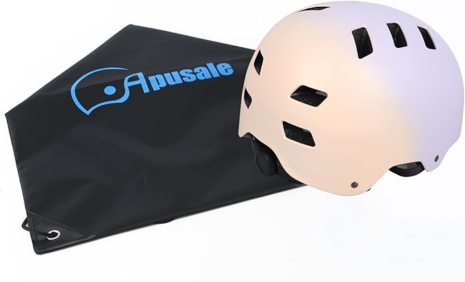Bike Skateboard Helmet, Adjustable and Multi-Sport for Skate Scooter, 3 Sizes for Adult Youth Kids Toddler