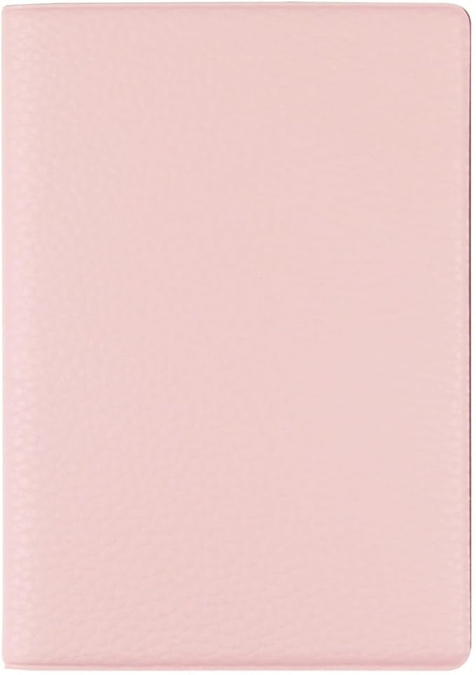 Fenice Classic Passport Cover Holder Wallet Case for Travel Essential RFID Blocking Vegan Leather Waterproof (PINK)