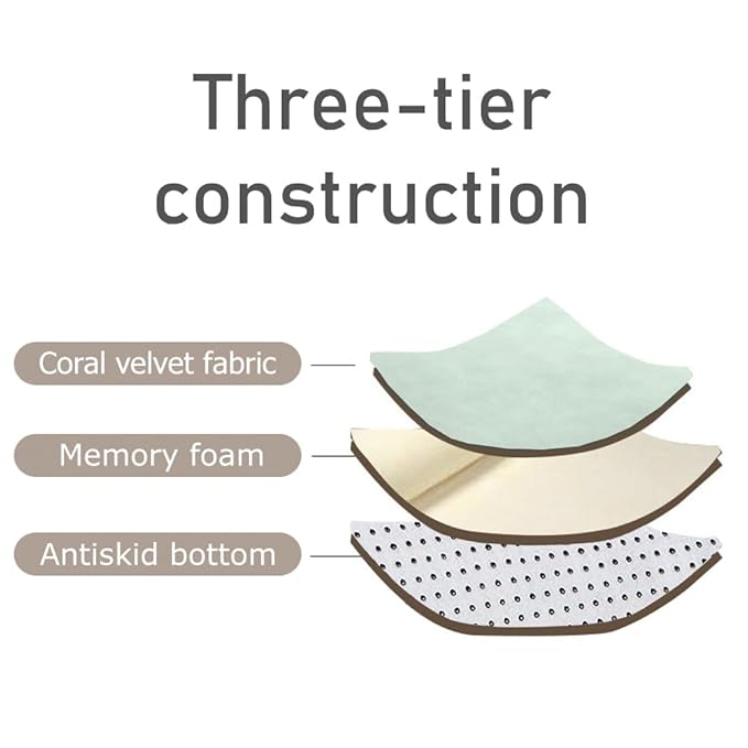 Loartee Nursery Rug Coral Velvet Crawling Rugs Mat Area Rugs Play Crawling Mat(6'7"x9'10", Light Green) for Toddler Children Play Mat Yoga Mat Exercise Pads Carpet