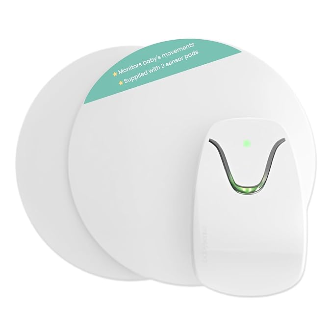 Babysense 7 Baby Sleep Breathing Movement Monitor for Newborn and Infants, No WiFi, Non Wearable, Non Contact Monitor with 2 Under-Mattress Sensors for Full Crib Coverage, FSA Baby Monitor