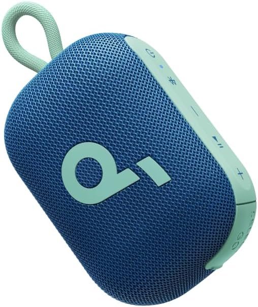 soundcore Select 4 Go Bluetooth Shower Speaker by Anker, IP67 Waterproof/Dustproof, Portable Wireless Speaker, 20H Playtime, Floatable, Powerful Sound, Electronics for Outdoors/Home/Office/Travel-Blue