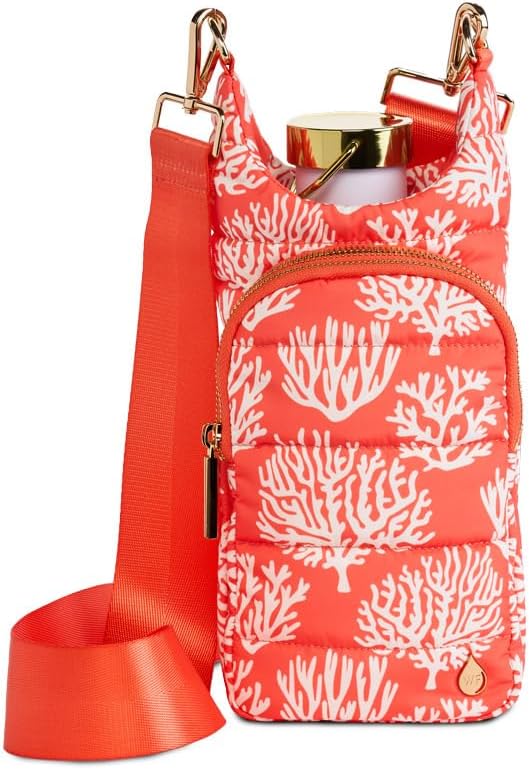 WanderFull® Original HydroBag® Collection, Water Bottle Holder w/Strap & Phone Pocket, Hands-Free Crossbody Water Bottle Bag