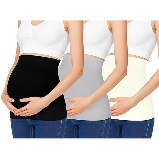 Sweet Hearts Belly Bands For Pregnant Women- Maternity Postpartum Pregnancy Belly Band Support Belt Made in USA