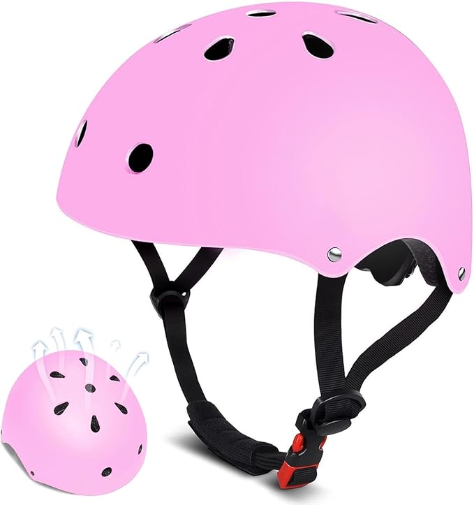 Kids Helmet for 2-3-5-8-14 Ages Girls and Boys, Ventilation and Impact Resistance Toddler Helmet for Multi-Sport Bicycle Scooter Inline Roller Skate and Skateboarding