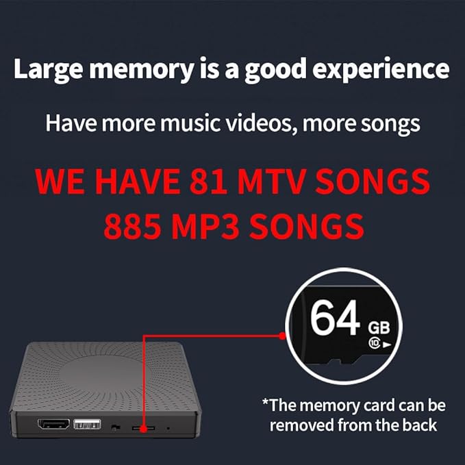 Music Double Dance Mat for Kids and Adults,64G Memory Card,Fitness Dance Games with MV/3D/Cartoon Dance Mode,81pcs MV 885pcs Songs and 1000pcs Games for HDMI TV Fun Senior Flannel Materia