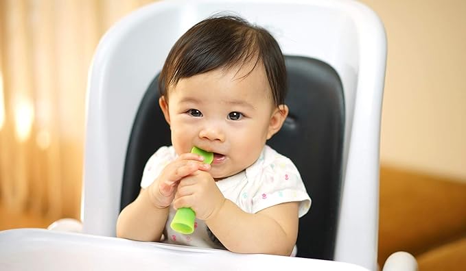 Olababy 3 Piece Parent Led and Baby Led Weaning First Feeding Set, Includes Training Spoon, Feeding Spoon and Steambowl