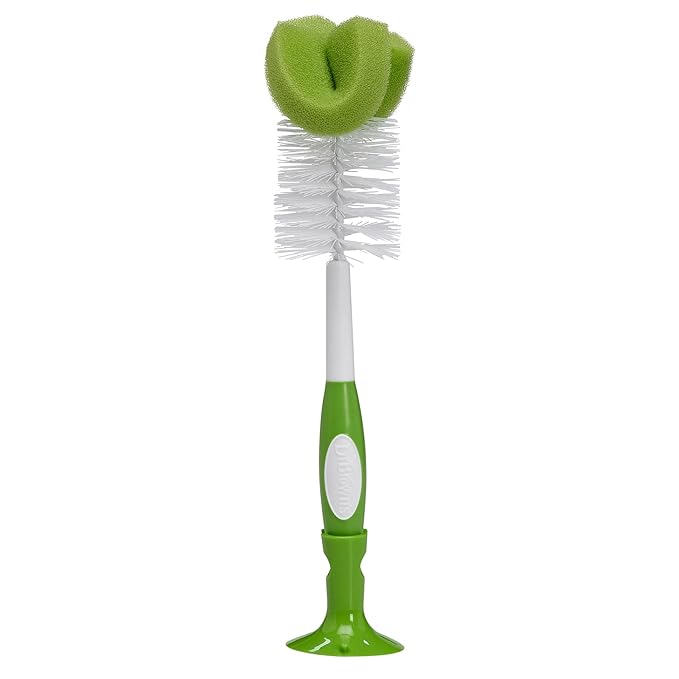 Dr. Brown's Natural Flow® Anti-Colic Options+™ Narrow Bottle to Sippy Gift Set with Soft Silicone Sippy Spout, Removable Silicone Handles, Travel Cap and Bottle Brush