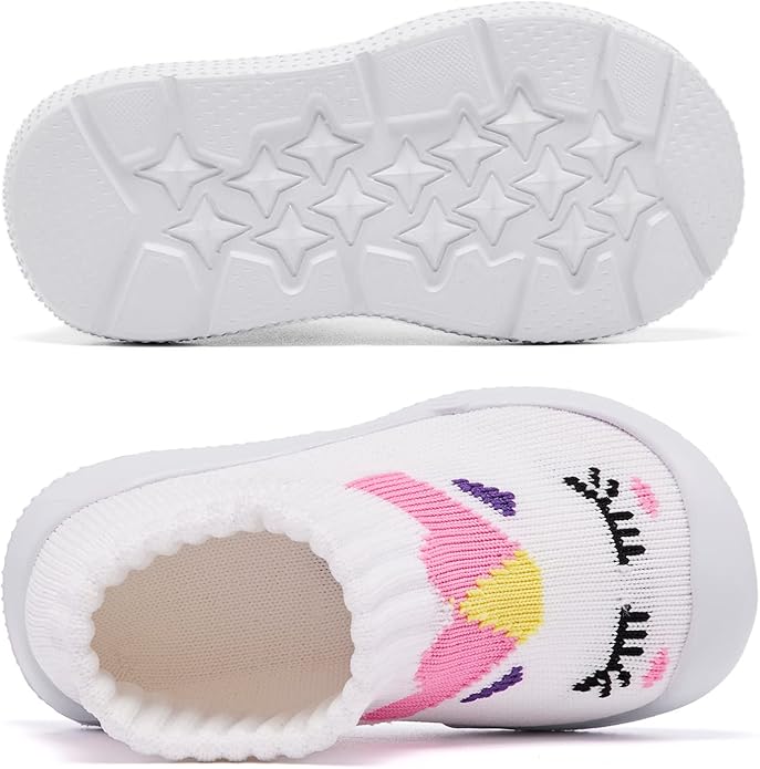 MORENDL Toddler Sock Shoes Baby Walking Shoes Infant Slippers Boys & Girls Non-Slip Sneakers