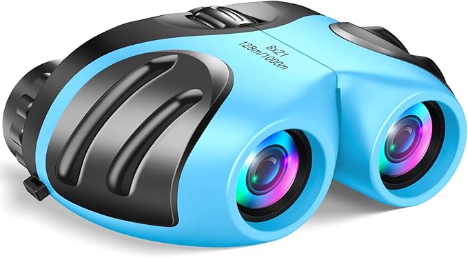 LET'S GO! Binocular for Kids, Compact High Resolution Shockproof Binoculars