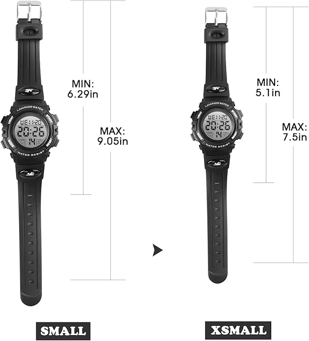 Kids Watch,Boys Watch for 3-15 Year Old Boys,Digital Sport Outdoor Multifunctional Chronograph LED 50 M Waterproof Alarm Calendar Analog Watch for Children with Silicone Band,Kids Gift