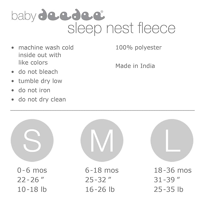 Baby Sleeping Bag Sack - Easy Care Premium Polar Fleece, Indoor Wearable Blanket for Boys & Girls. Fits Infants, With Convenient Shoulder Straps for Safe & Comfortable Sleep, Navy, Small (0-6 Months)