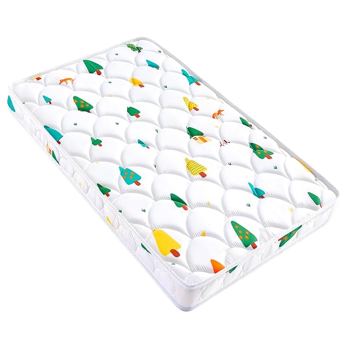 Baby Bassinet Mattress 29 x 18 inches- Firm Support and Comfort Premium Foam,Noiseless and Odorless,Hypoallergenic Small Crib Mattress, Fits Moses Basket, Dual Sided with Soft Breathable Fabric