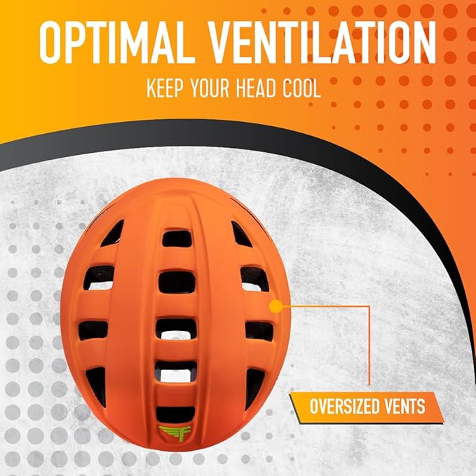 Flybar Kids Bike Helmet - Dual Certified Adjustable Dial, Lightweight Skateboard Helmet, Roller Skating, Pogo, Electric Scooter, Snowboard, Youth and Toddler Helmet, Boys & Girls 3-14