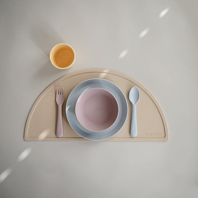 mushie Dinnerware Cups For Kids | Made in Denmark, Set of 2 (Daffodil)