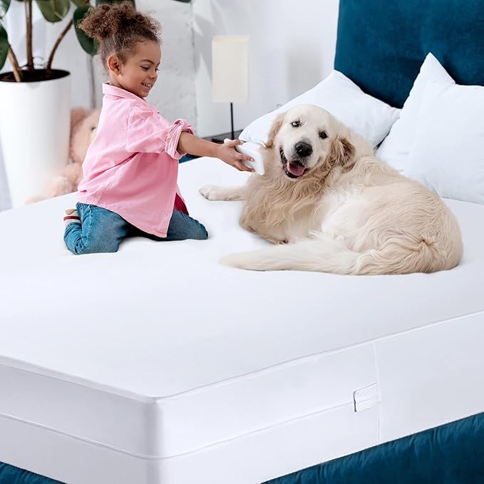 Utopia Bedding Zippered Mattress Encasement Twin XL Size (Pack of 2), 100% Waterproof, Dust Mite and Bed Bug Proof Mattress Protector, Absorbent 6-Sided Mattress Cover