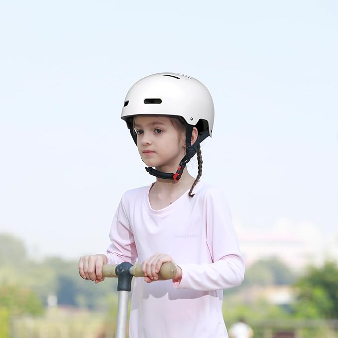Skateboard Bike Helmet for Adults Women Men Youth Kids (2-3-5-8-14+ Years Boys Girls) - Lightweight Multi-Sport Adjustable Helmets for Bicycle Skateboard Scooter Skate Cycling