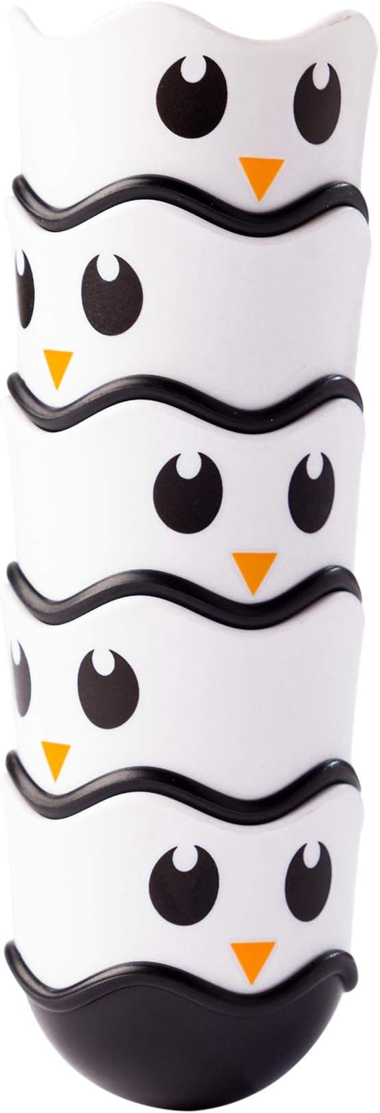 Fat Brain Toys Waddle Bobbers, Kids Bath Toys, Bath Time Fun Playset with Floating Penguins