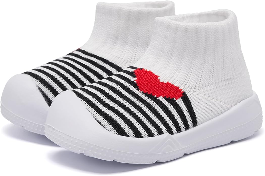 MORENDL Toddler Sock Shoes Baby Walking Shoes Infant Slippers Boys & Girls Non-Slip Sneakers