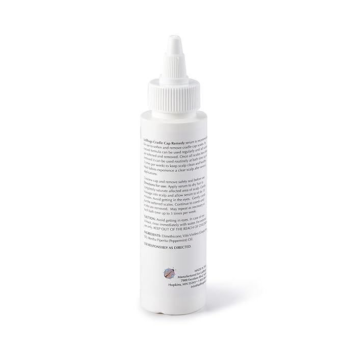 Cradle Cap Remedy Kit, 3oz | Includes Cradle Cap Serum & Fine-Toothed Comb | Effectively Removes Scales & Flakes | Soothes & Softens Scalp