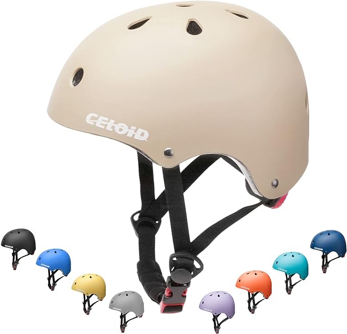 Kids Bike Helmet,Toddler Skateboard Helmets for Ages 2-3-5-8-14 Years Boys Girls，Adjustable Multi-Sport Bicycle Skateboarding Football Roller Skating Scooter Rollerblade Balance Bike Helmet