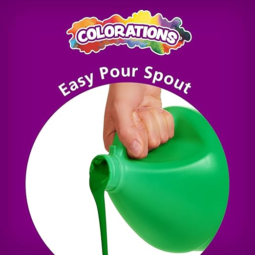 Colorations Paraben-Free Tempera Paint for Kids - 1 Gallon, Vibrant Red, Non-Toxic and Made in the USA, Classroom Must Haves, Bulk Arts and Crafts Supplies