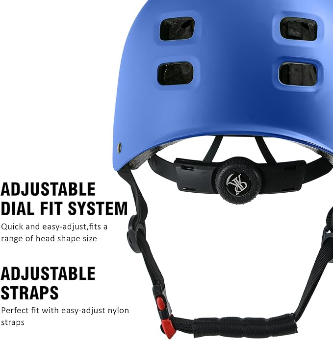 Youth Kids Bike Helmet, Skateboard Bicycle Helmet for Age 5-8-10-12-14 Teen Boys Girls Adjustable and Multi-Sport for Scooter Roller/Inline Skate