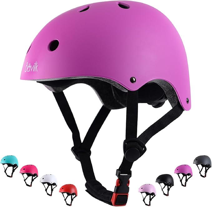 Kids Bike Helmet,Boys Girls Helmet Multi-Sport Helmet for Skateboard Roller Inline Skating Bicycle Scooter 3 Sizes